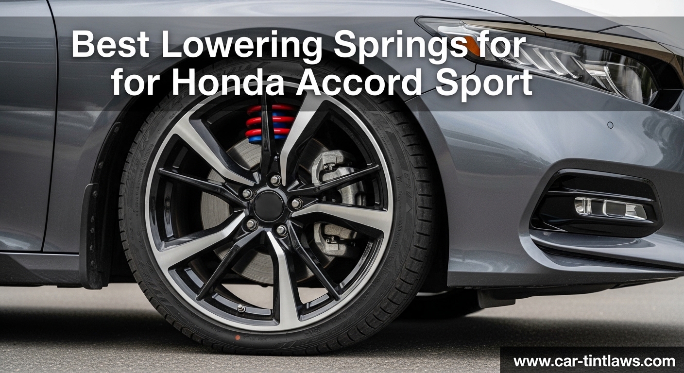 Best Lowering Springs for Honda Accord Sport