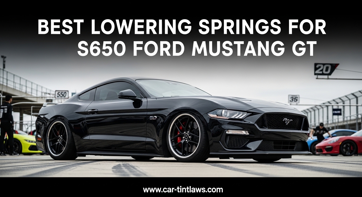 Best Lowering Springs for S650 Ford Mustang GT