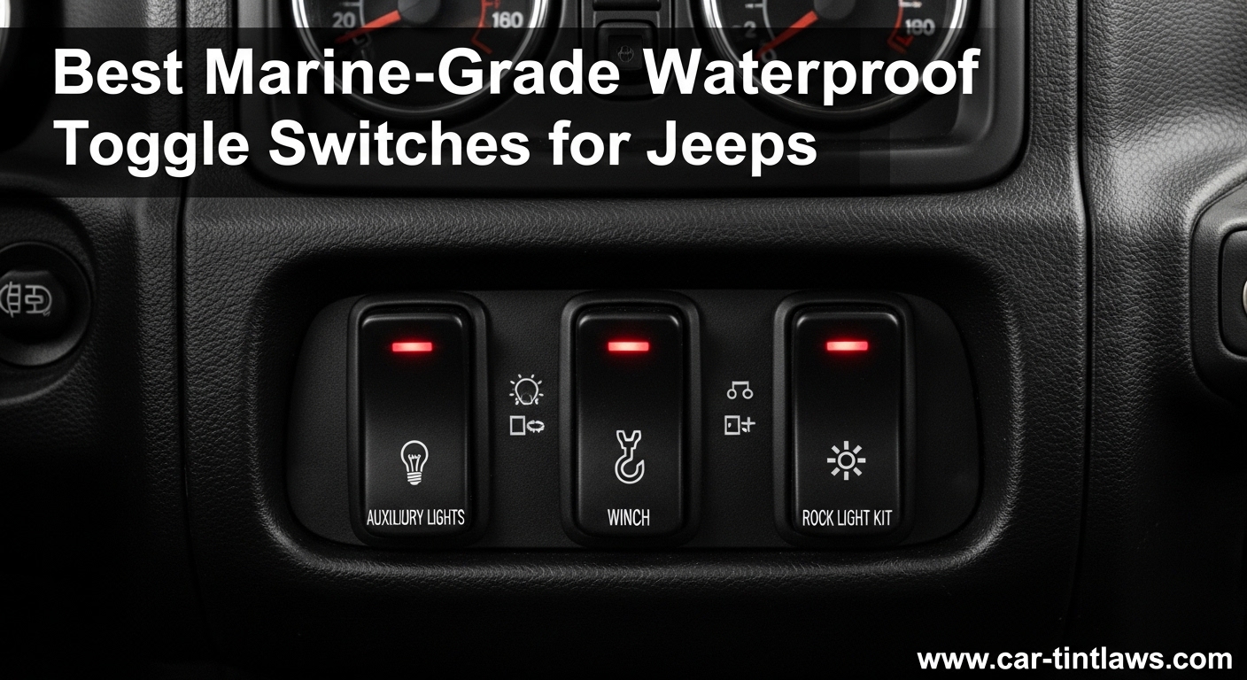 Best Marine-Grade Waterproof Toggle Switches for Jeeps