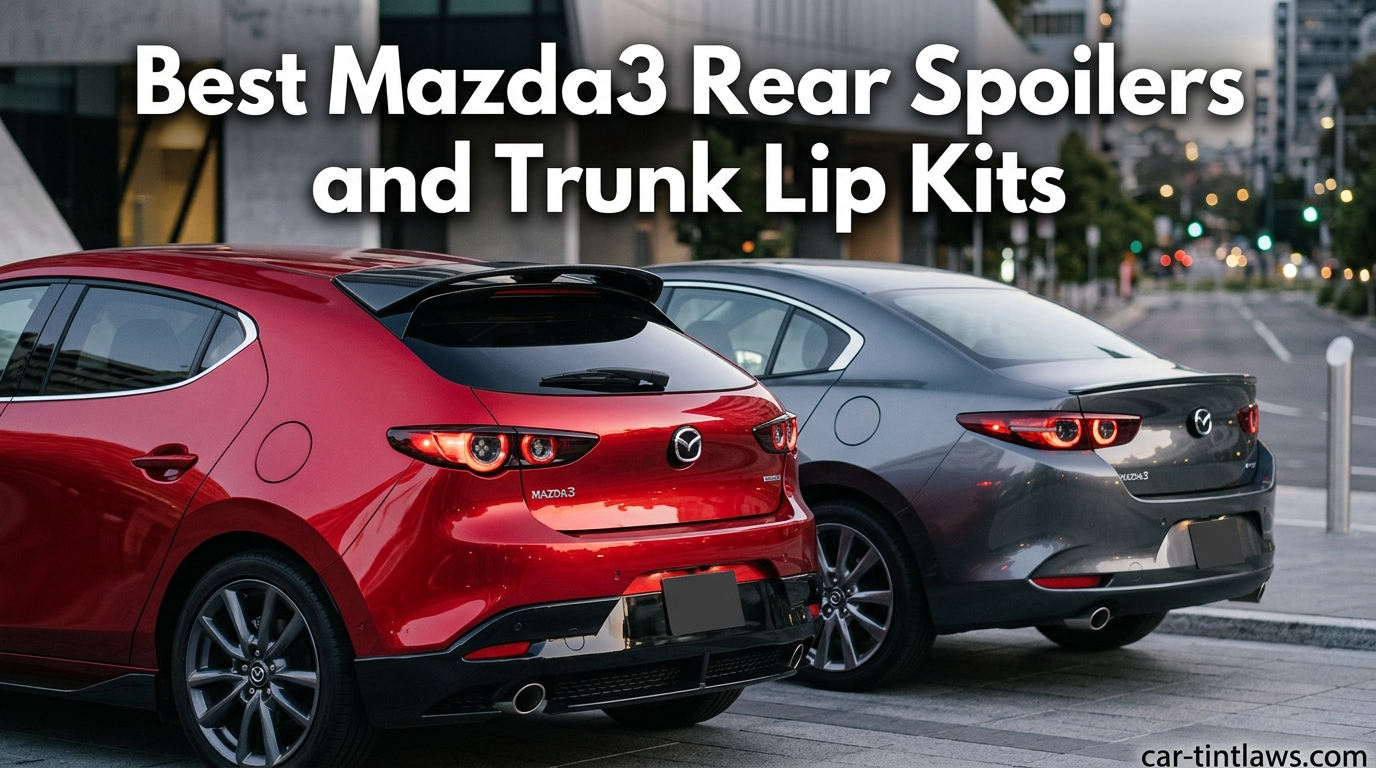 Best Mazda3 Rear Spoilers and Trunk Lip Kits