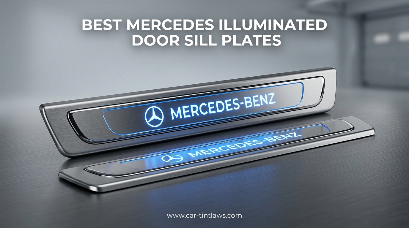 Best Mercedes Illuminated Door Sill Plates