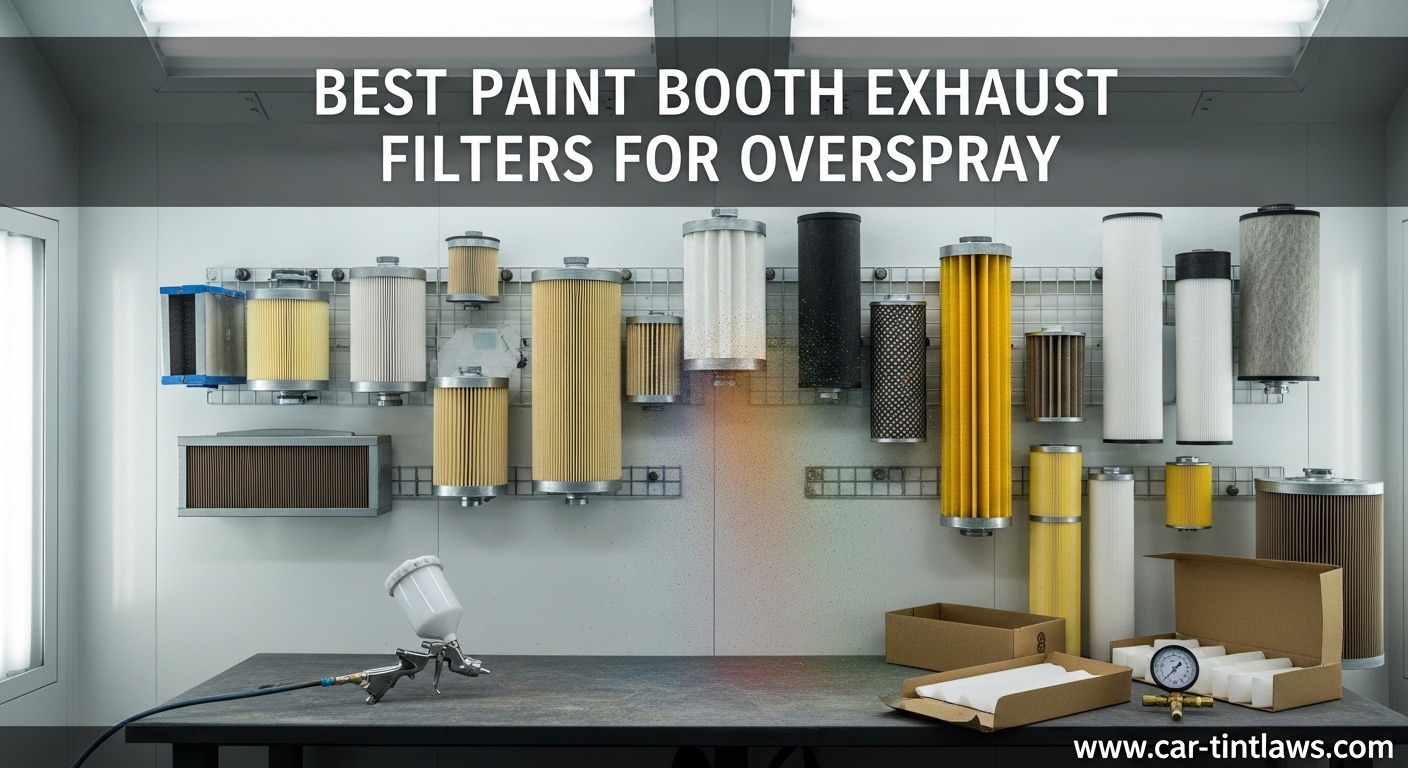 Best Paint Booth Exhaust Filters for Overspray