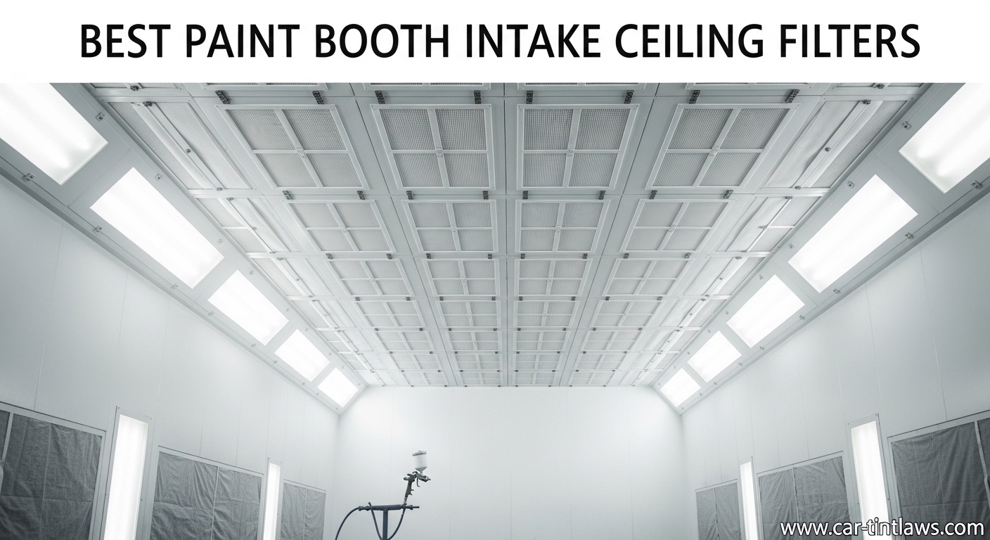 Best Paint Booth Intake Ceiling Filters
