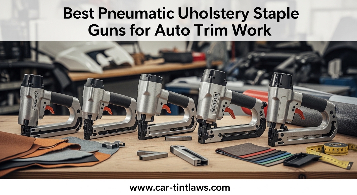 Best Pneumatic Upholstery Staple Guns for Auto Trim Work