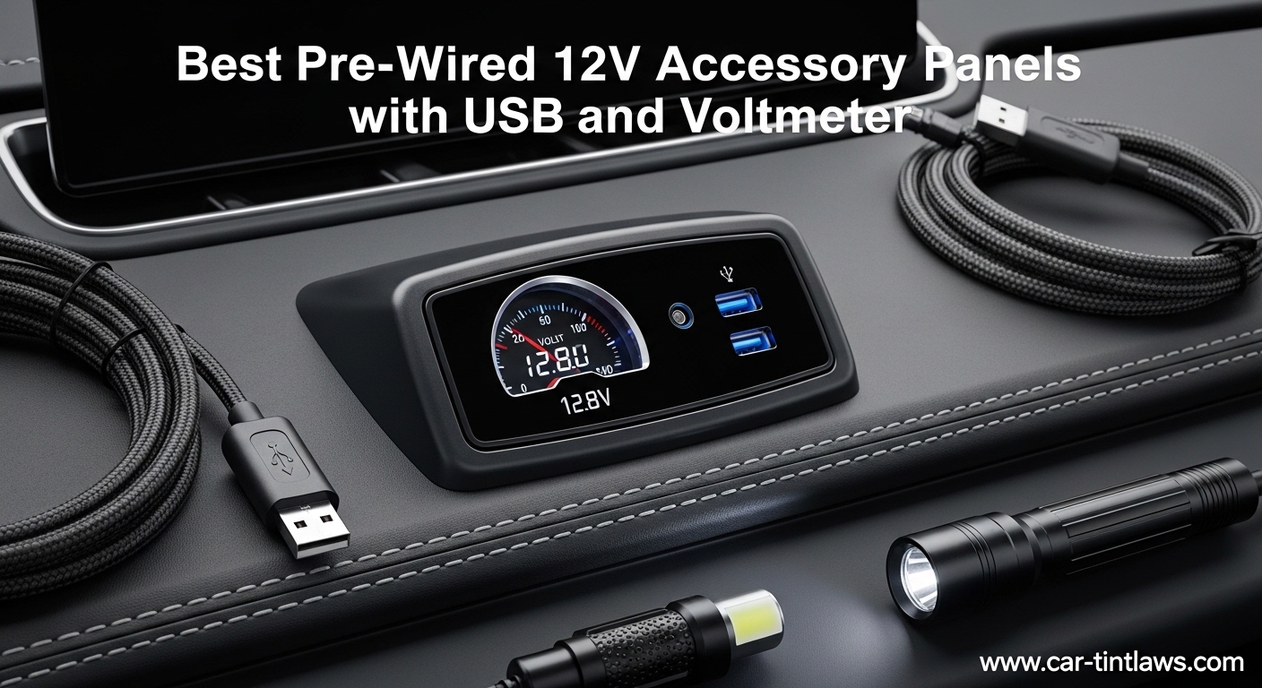 Best Pre-Wired 12V Accessory Panels with USB and Voltmeter