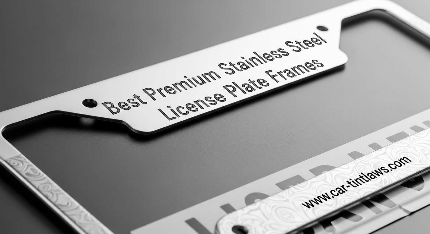 Best Premium Stainless Steel License Plate Frames