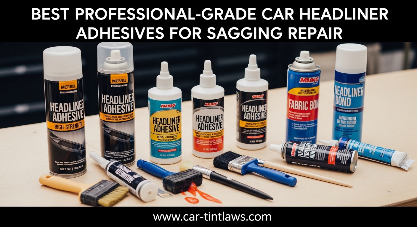 Best Professional-Grade Car Headliner Adhesives for Sagging Repair