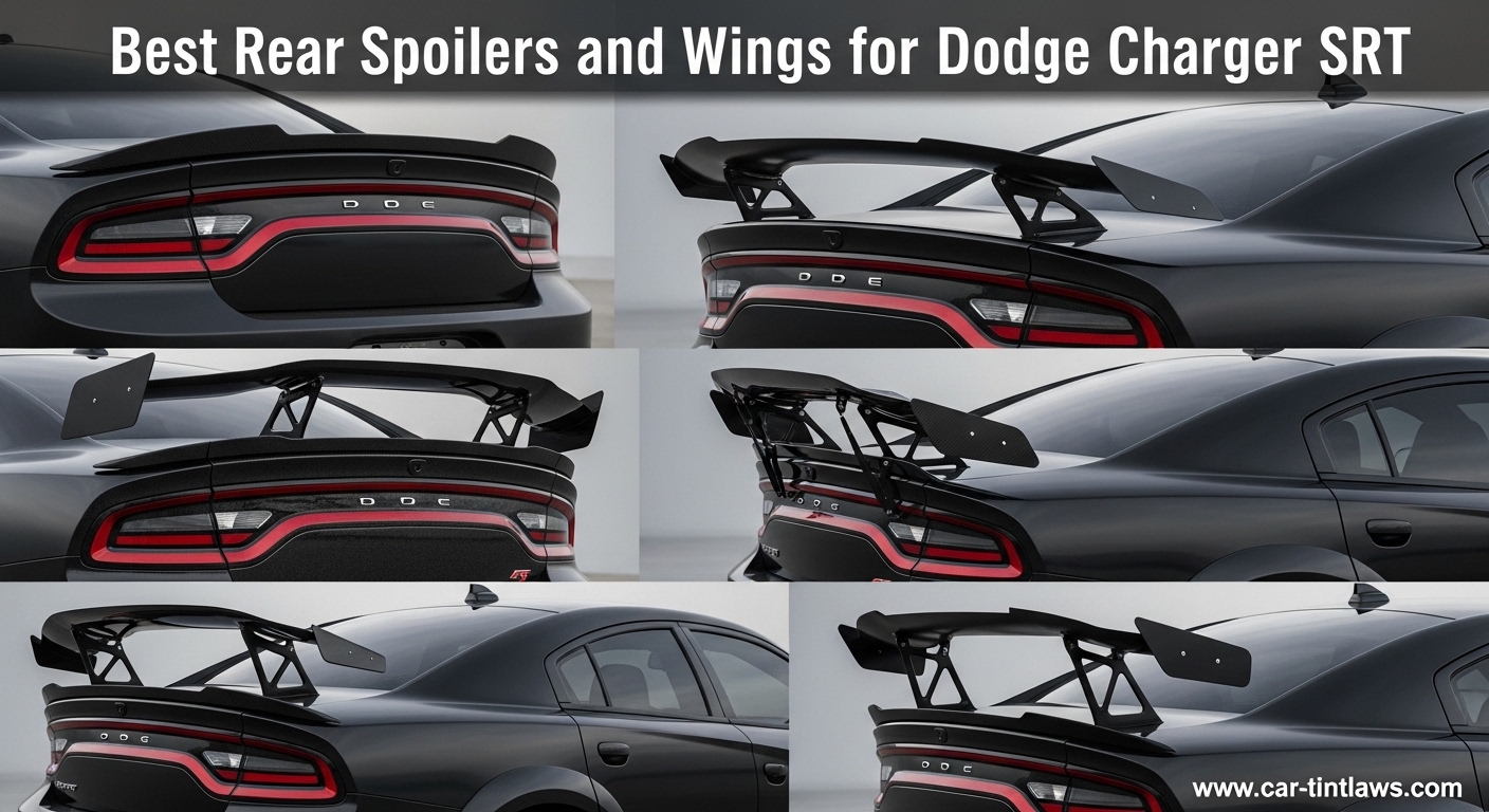 Best Rear Spoilers and Wings for Dodge Charger SRT