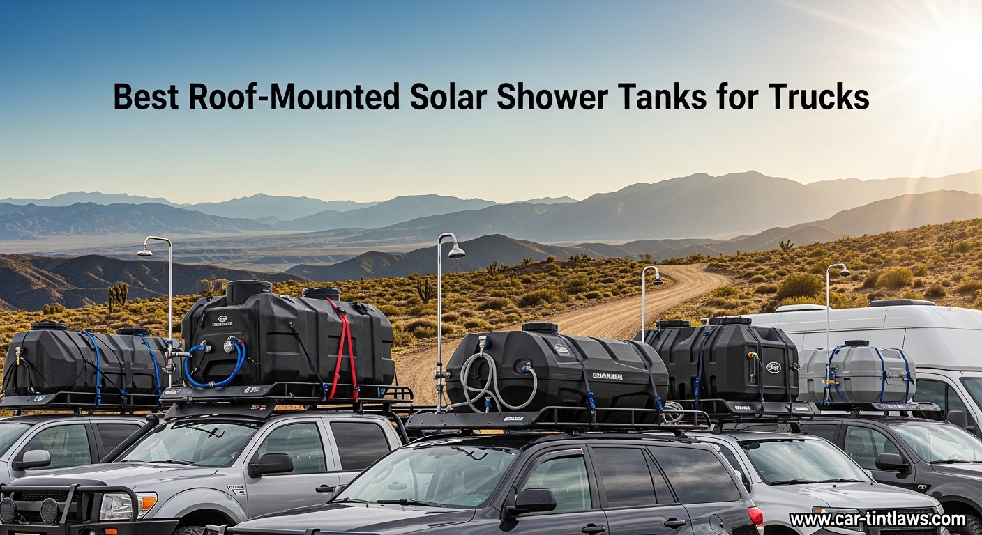 Best Roof-Mounted Solar Shower Tanks for Trucks