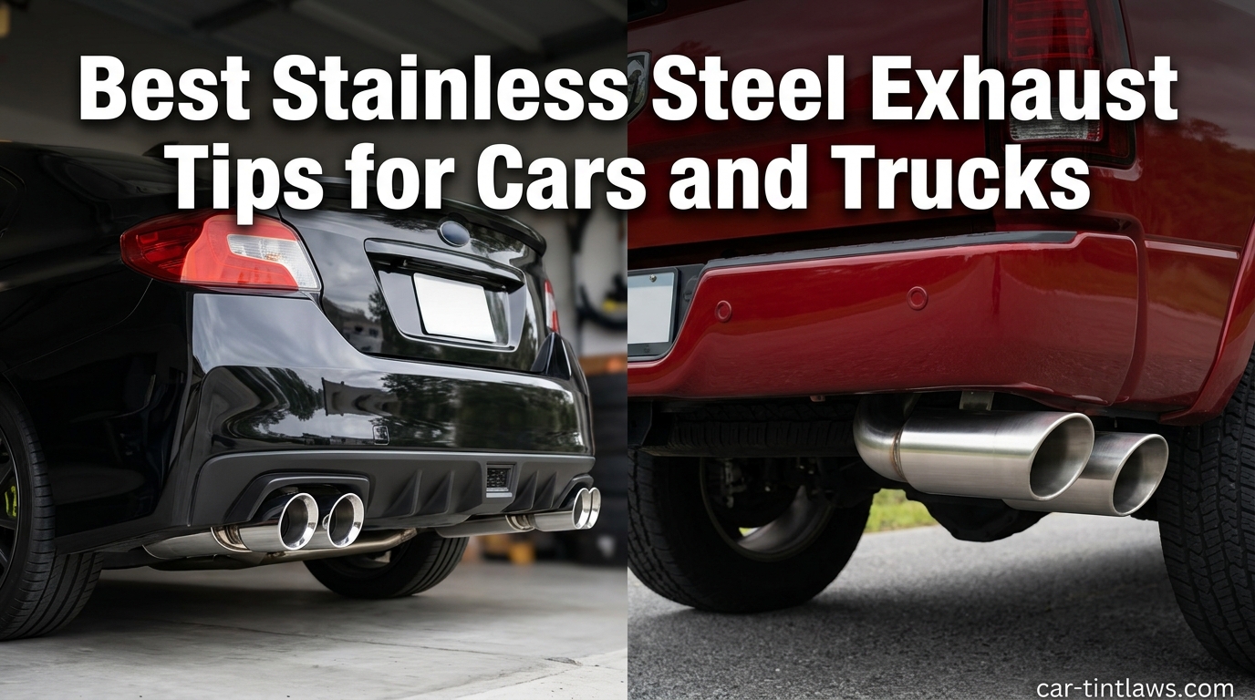 Best Stainless Steel Exhaust Tips for Cars and Trucks