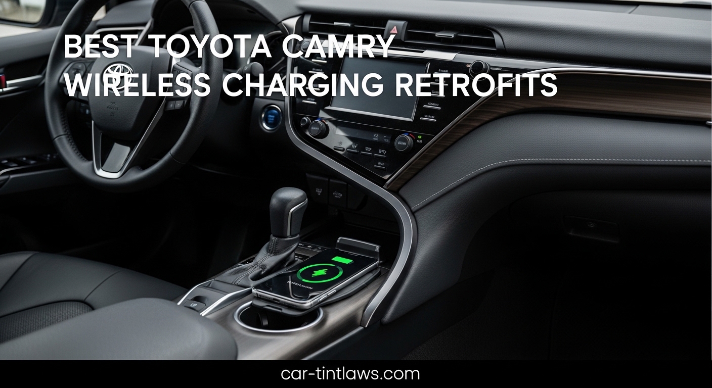 Best Toyota Camry Wireless Charging Retrofits