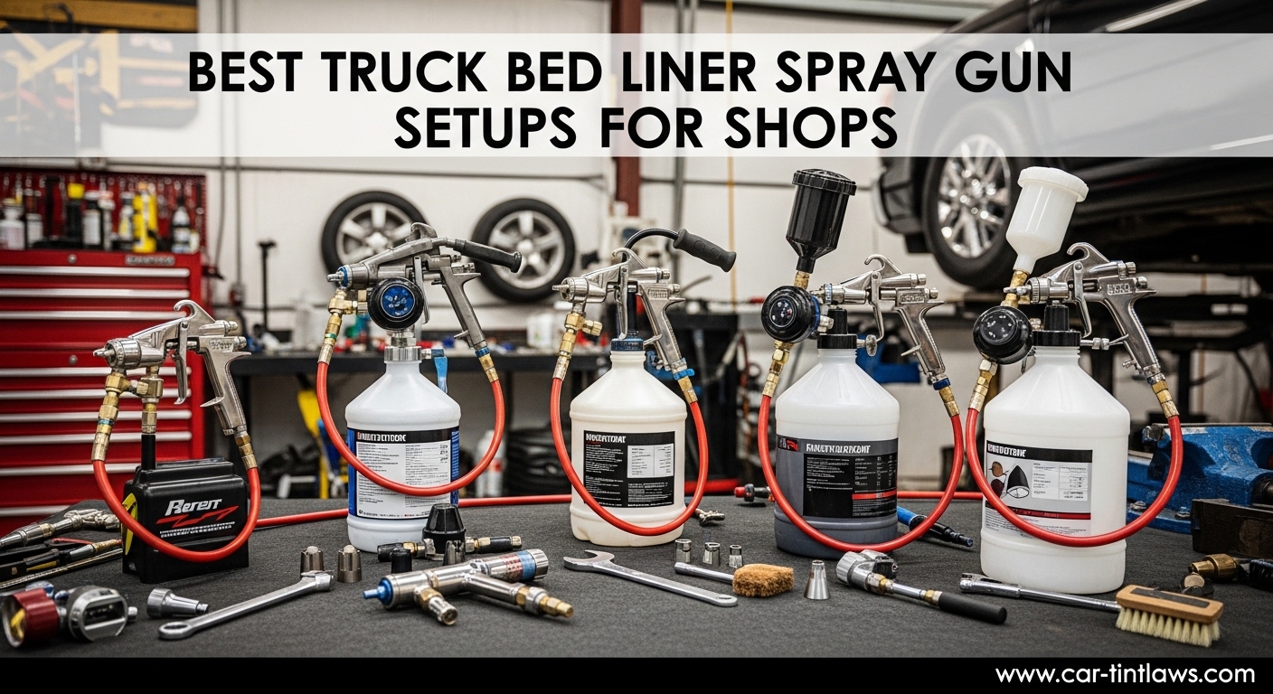 Best Truck Bed Liner Spray Gun Setups for Shops