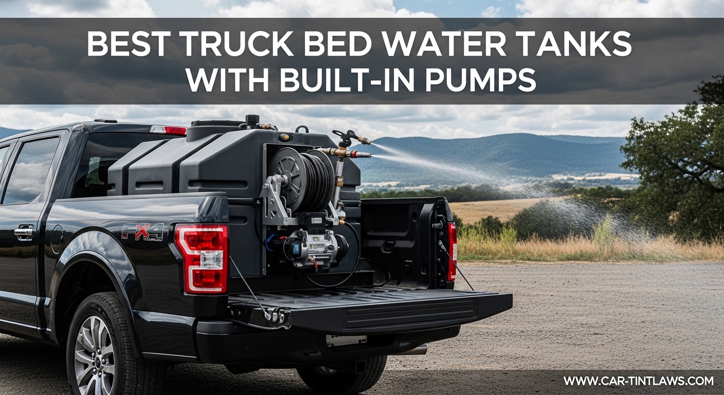 Best Truck Bed Water Tanks with Built-in Pumps