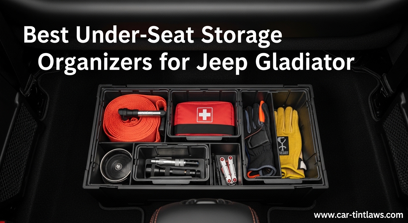 Best Under-Seat Storage Organizers for Jeep Gladiator
