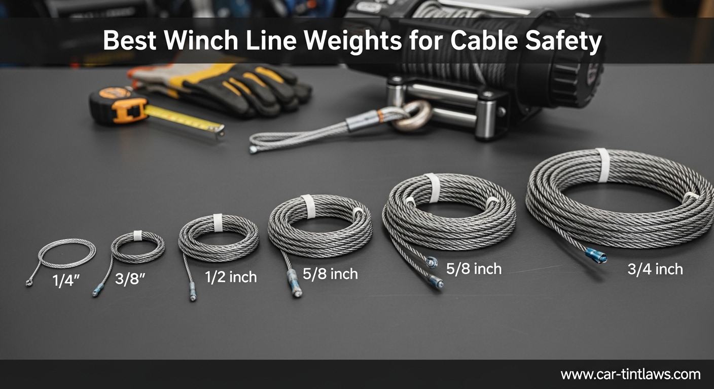 Best Winch Line Weights for Cable Safety