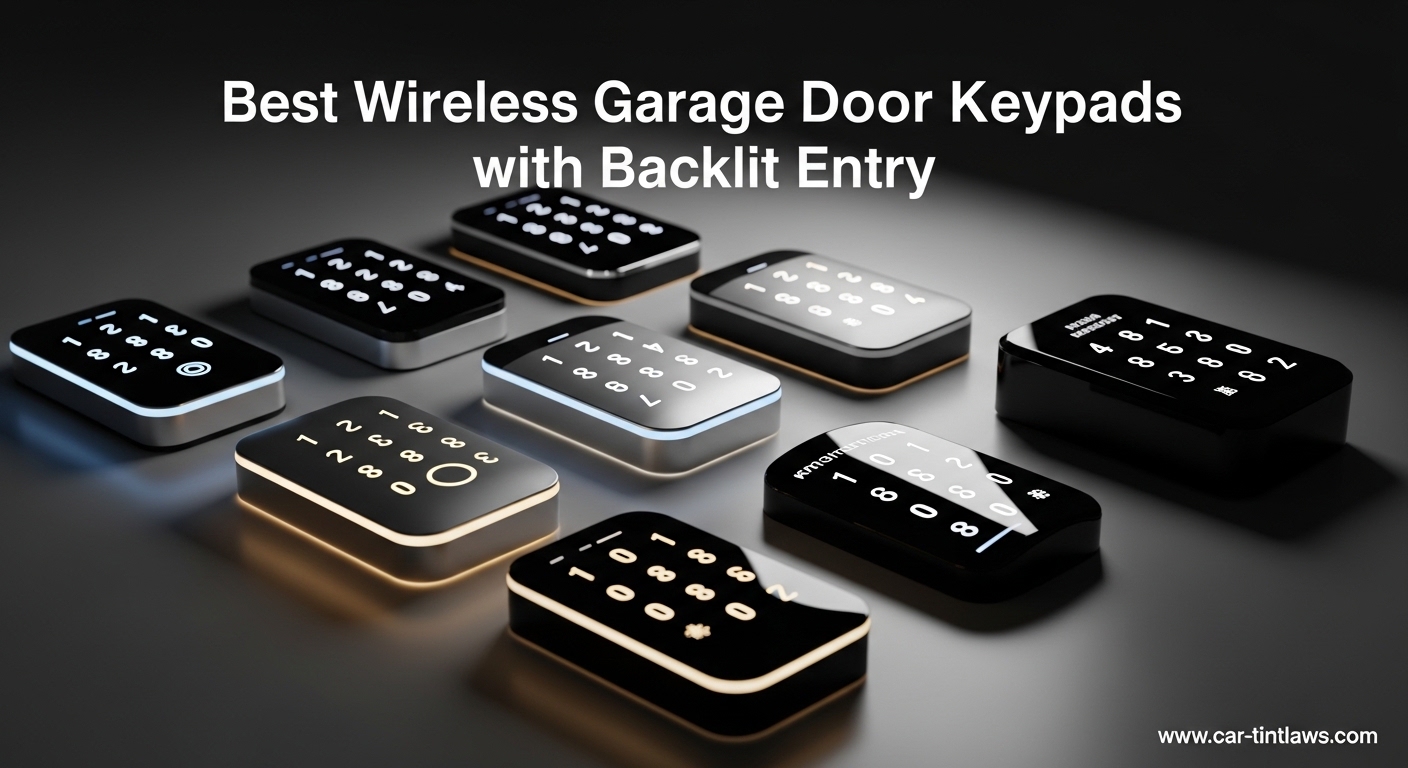 Best Wireless Garage Door Keypads with Backlit Entry
