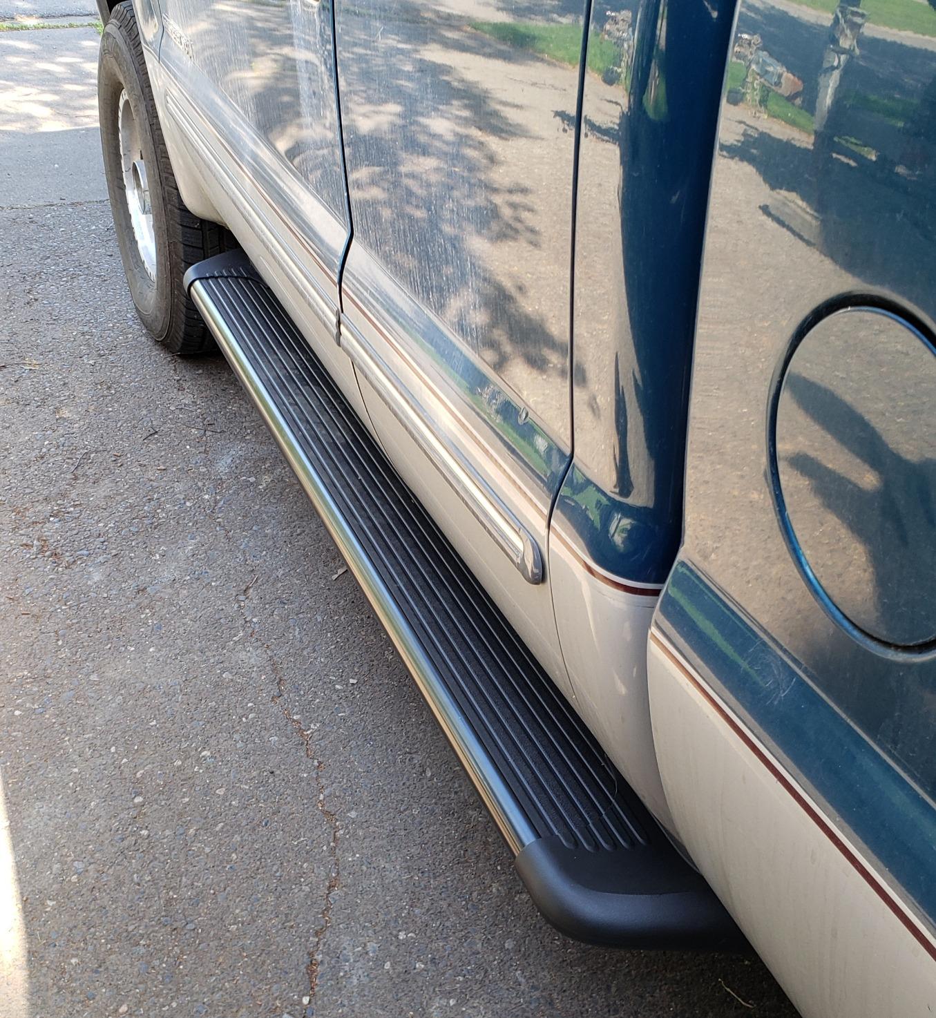 Westin 27-6135 Sure-Grip Running Boards Aluminum Black Pair 79 in. (Required Mounting Kit Sold Separately) customer photo 1