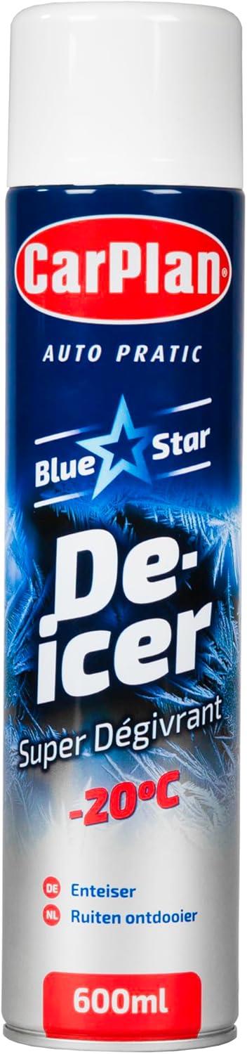 CarPlan Blue Star De-Icer Spray, 21 fl oz - Fast-Acting Aerosol Defroster for Car Windshield and Windows customer photo 1