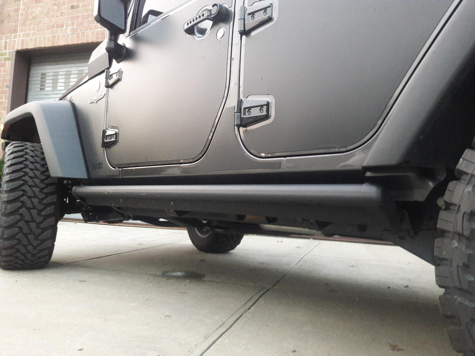 RealTruck AMP Research PowerStep Retractable Electric Truck Steps with LED Step Lights | Fits 2007 - 2018 Jeep Wrangler JK (4-Door) | 75122-01A customer photo 1