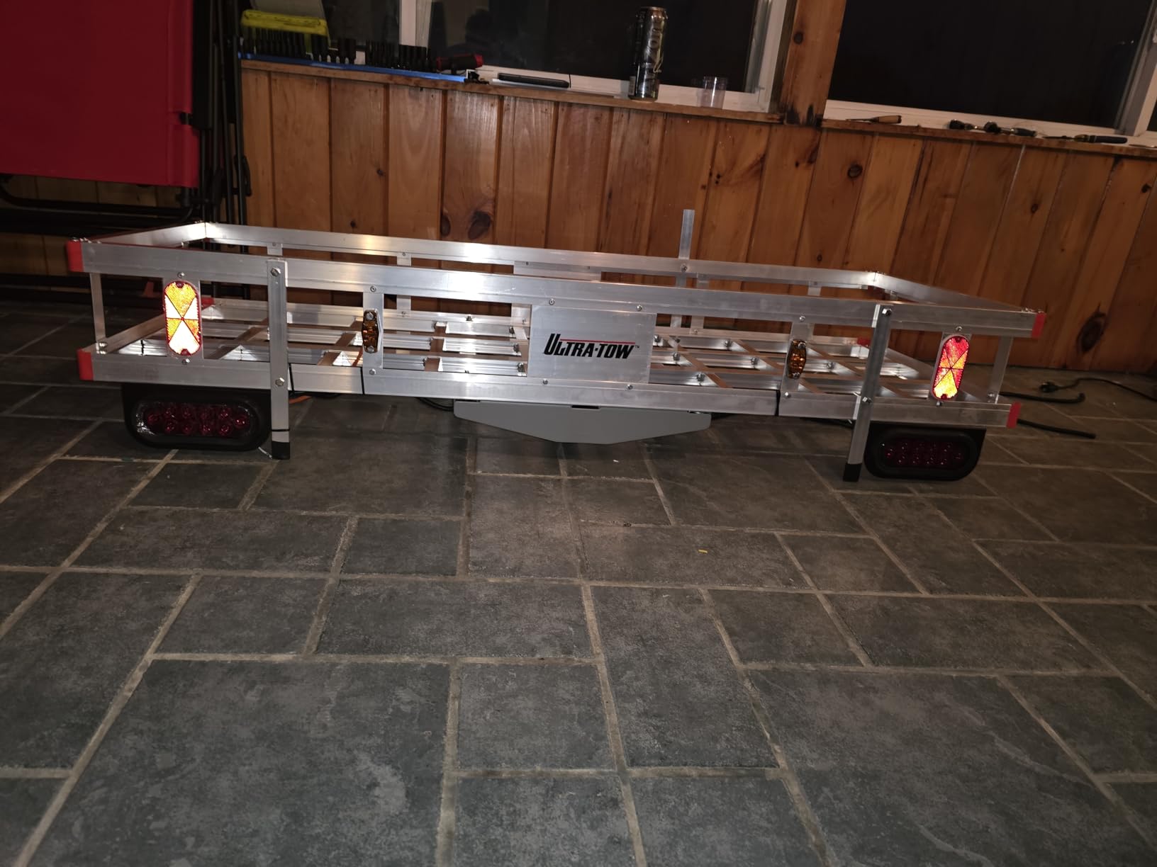 Ultra-Tow Aluminum Hitch Cargo Carrier- 500-Lb Capacity Silver 49inx22.5inx8inH customer photo 2