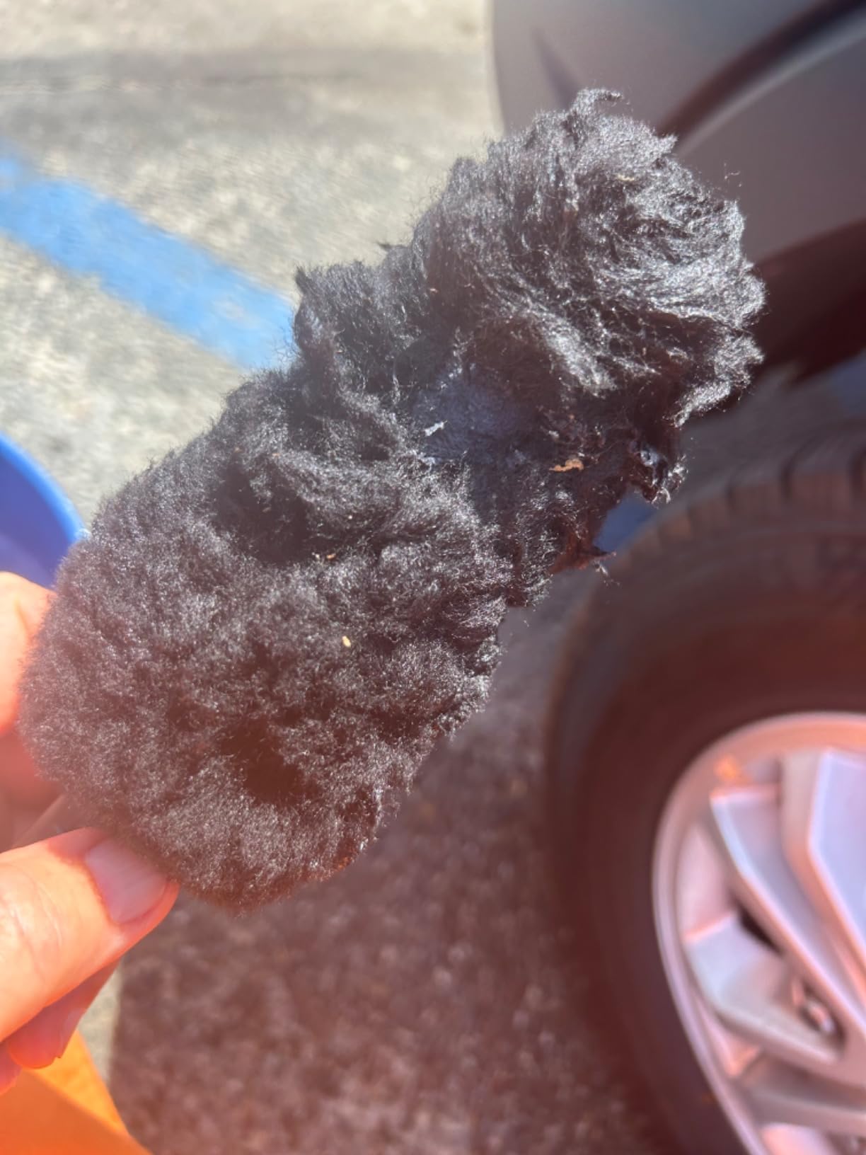 Chemical Guys Gerbil Wheel and Rim Cleaning Brush - Soft Natural Bristle Detailing Tool for Tires, Exhausts & Delicate Surfaces customer photo 2