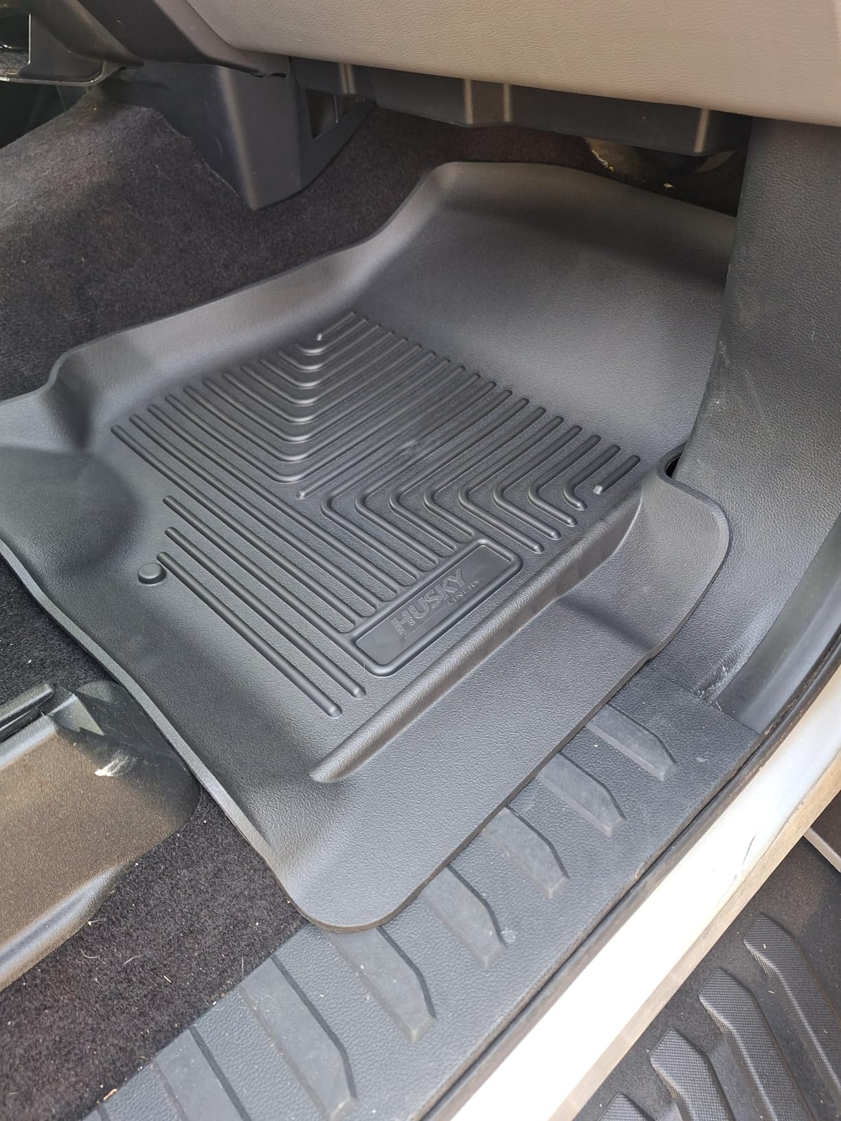 Husky Liners Weatherbeater Floor Mats | Fits 2015-2026 Ford F-150, 22-25 Lightning, SuperCrew (Crew Cab) & SuperCab (EXT Cab) | Front Row, 2-pc Black - 18361 customer photo 1