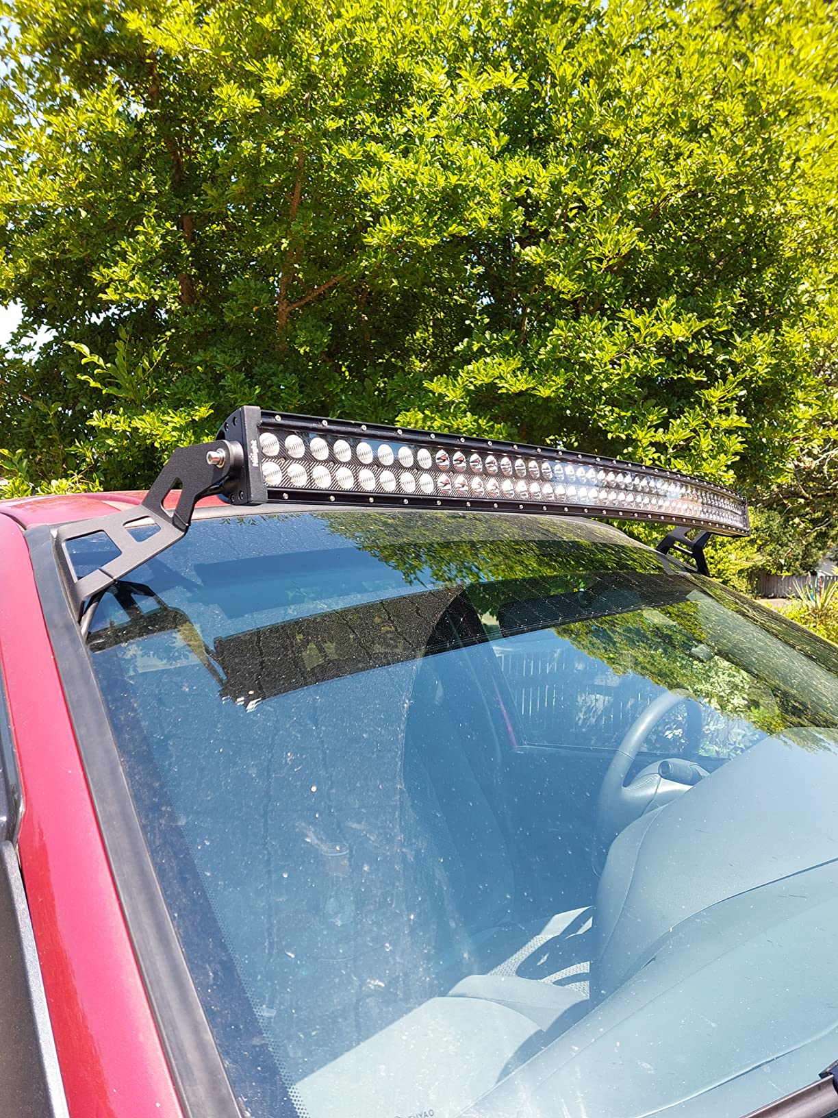 Nilight - 71015C-A 50Inch 288W Curved LED Work Light Driving Fog Lamp LED Light Bar Offroad Lighting for SUV UTE ATV Truck 4x4 Boat, 2 years Warranty customer photo 1