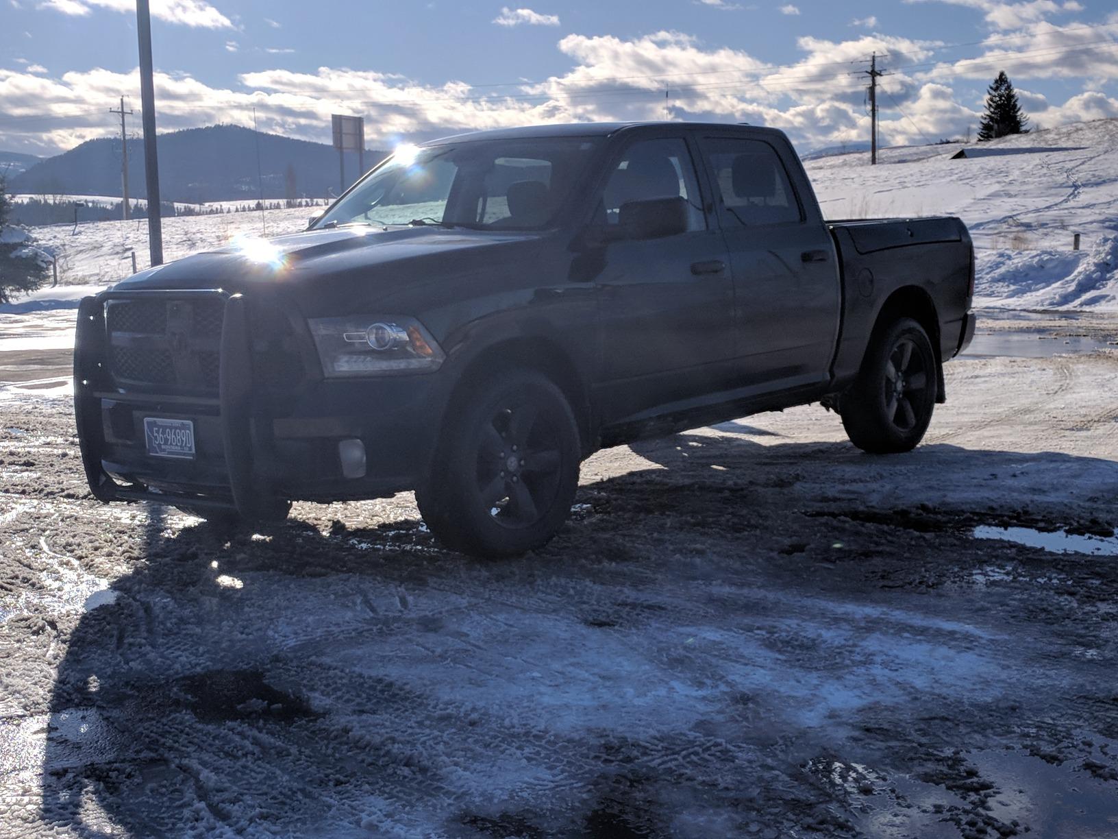 BLACK HORSE Grille Guard 17DG109MA - 2009-2018 Black Dodge Ram 1500/2019-2020 RAM 1500 Classic customer photo 1