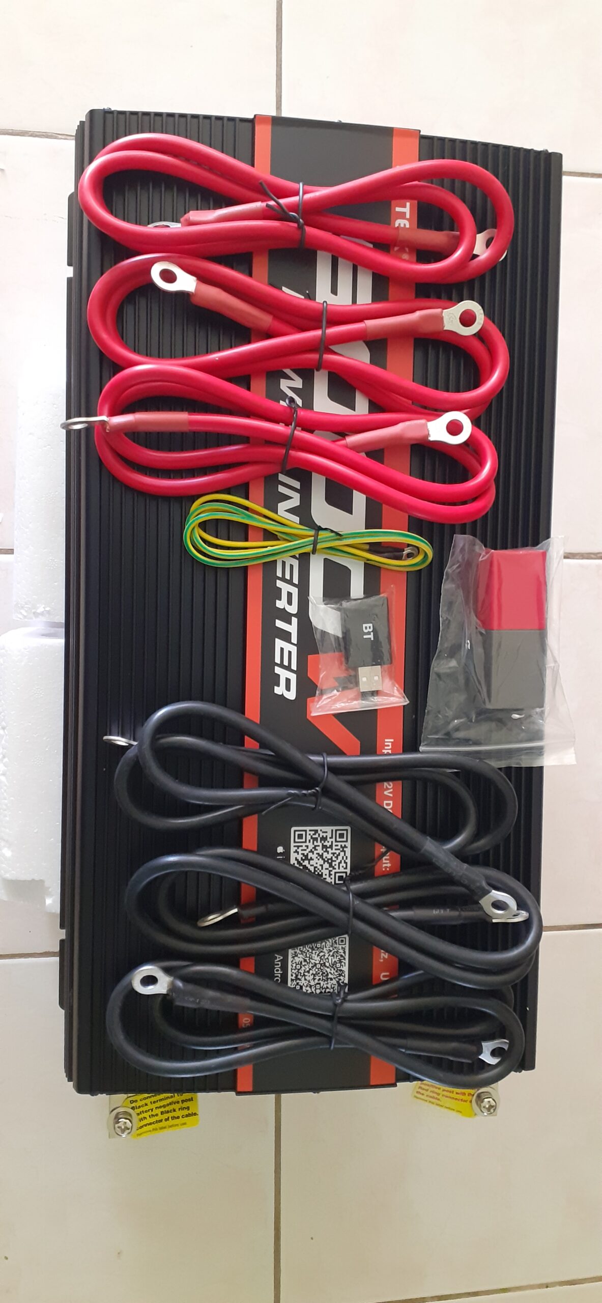 POTEK 5000W Power Inverter 4 AC Outlets 12V DC to 110V AC Car Inverter with 2 USB Ports Black customer photo 1