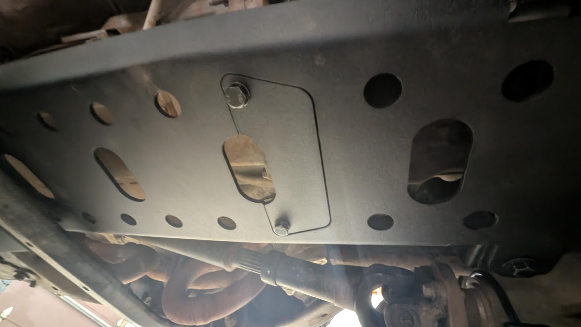 Westin 42-21015 Textured Black Oil Pan/Transmission Skid Plate customer photo 2