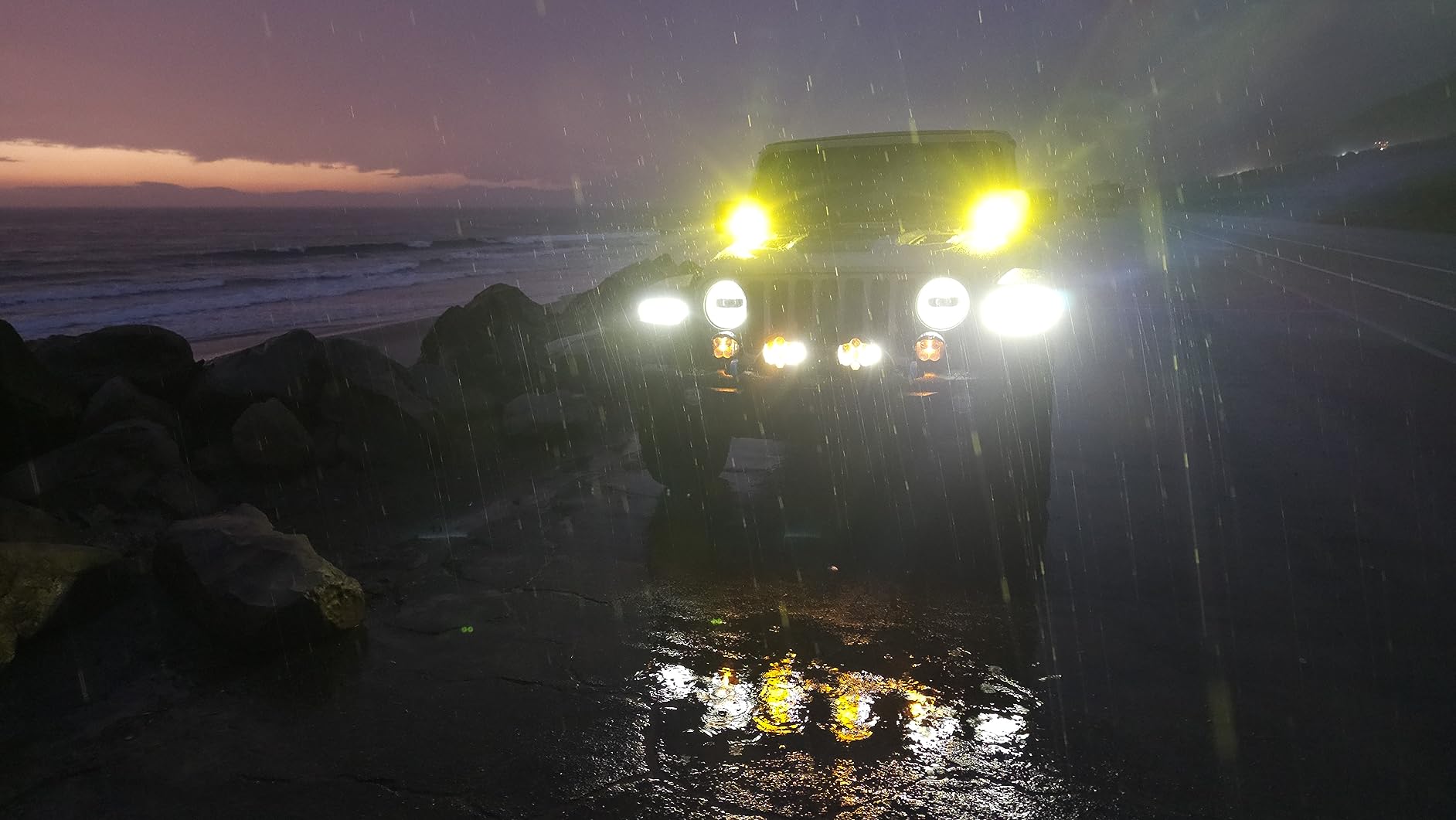 Baja Designs S2 Sport Black LED Light Pod Pair - 2PCS LED with Wiring Harness (Driving/Combo; Amber) customer photo 1