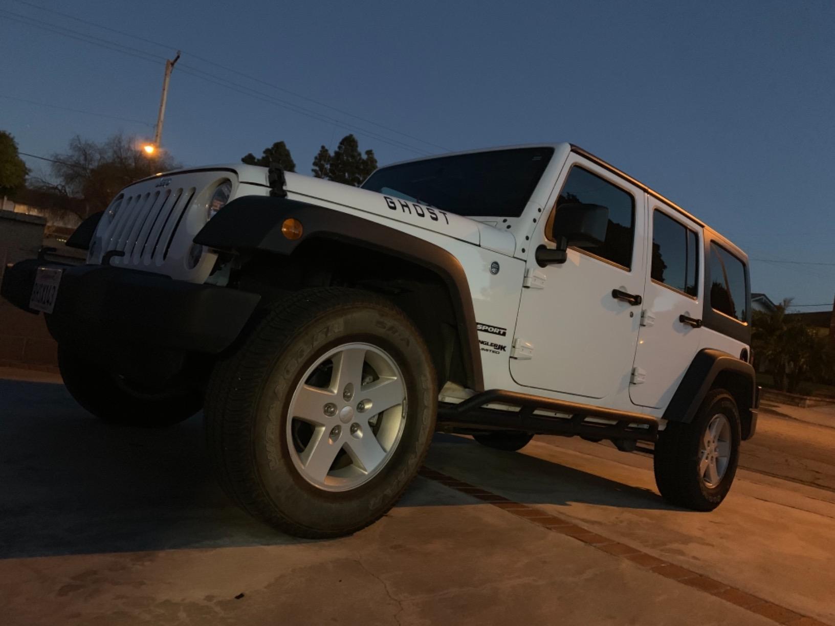 Hooke Road Wrangler JK Rock Slider Nerf Bars Running Boards for 2007-2018 Jeep Wrangler JK Unlimited 4 Door customer photo 1