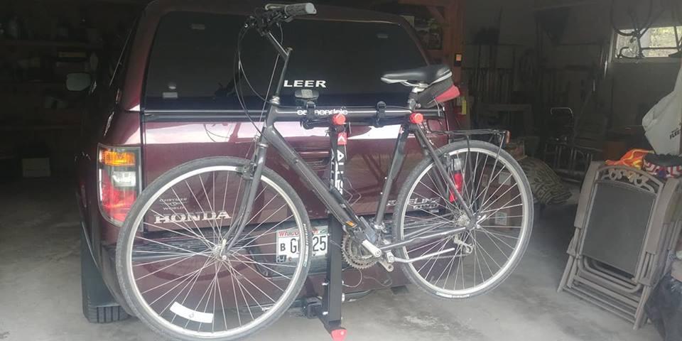Allen Sports Deluxe Locking Quick Release 2-Bike Carrier for 2 Inch & 1 4 in. Hitch, Model 522QR , Black customer photo 1