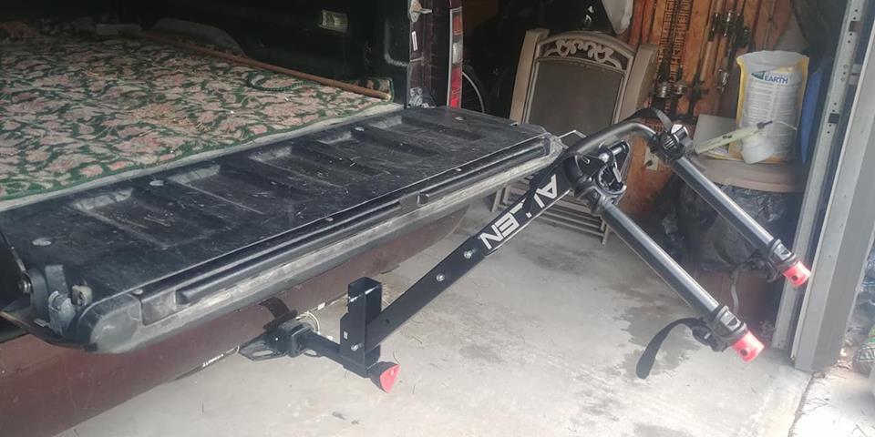 Allen Sports Deluxe Locking Quick Release 2-Bike Carrier for 2 Inch & 1 4 in. Hitch, Model 522QR , Black customer photo 2