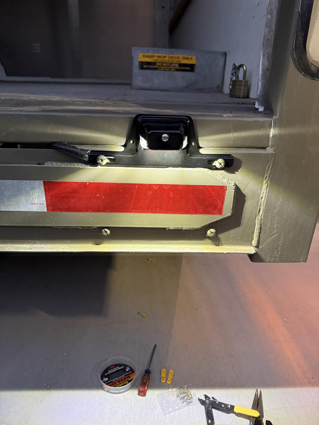 True Mods Black LED License Plate Light for Boat Trailer [Steel Bracket Mount] [DOT FMVSS 108] [SAE L] 12V DC Waterproof Universal Submersible Tag Lamp for Car Work Utility Flat Bed Box Semi Truck RV customer photo 1