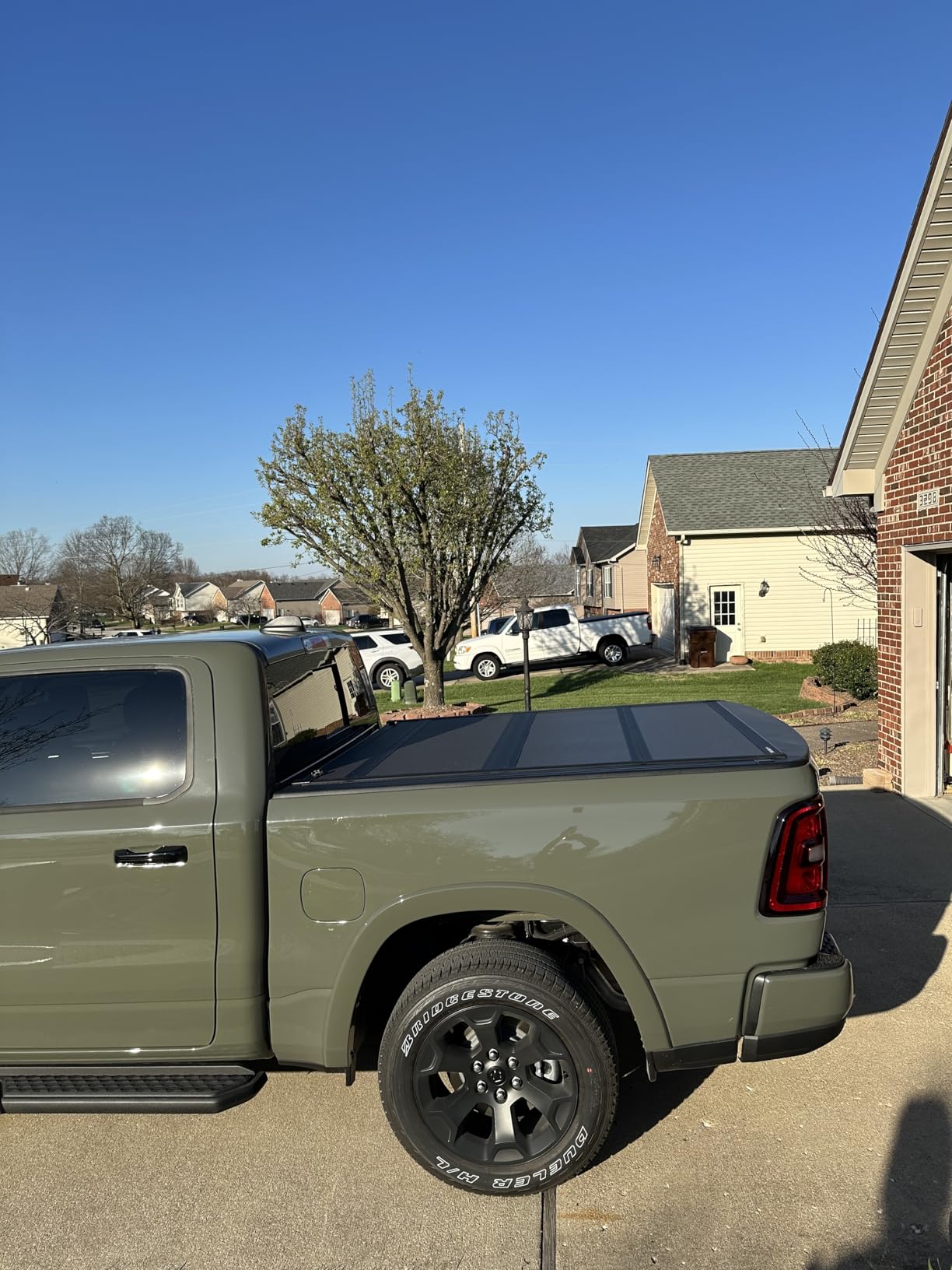 BAK BAKFlip MX4 Hard Folding Truck Bed Tonneau Cover | 448227 | Fits 2019-2026 Dodge Ram 1500, Does Not Fit w/Multi-Function (Split) Tailgate 5' 7