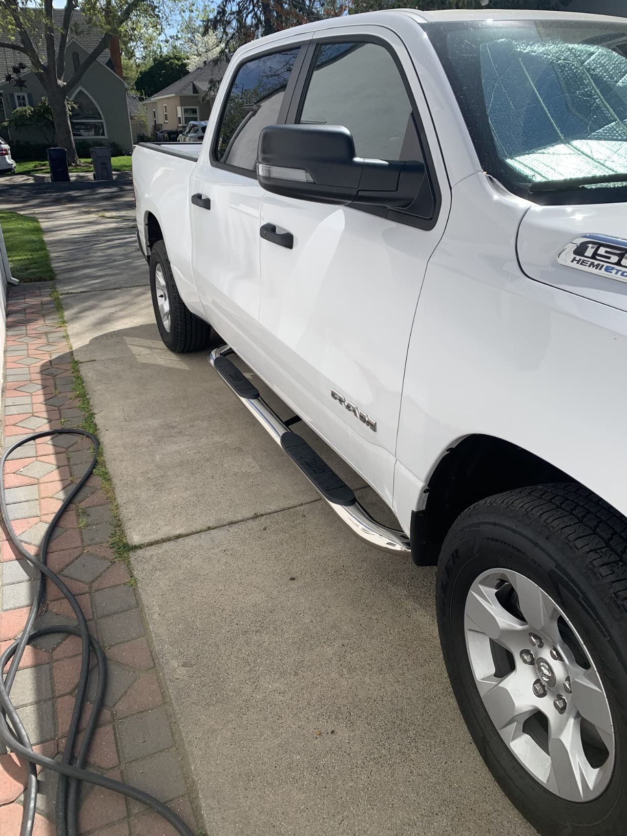 Westin 21-24085 PRO TRAXX 4 Oval Nerf Bars fits 2019-2026 Ram 1500 Crew Cab (Exc 1500 Classic) Black Pair customer photo 1