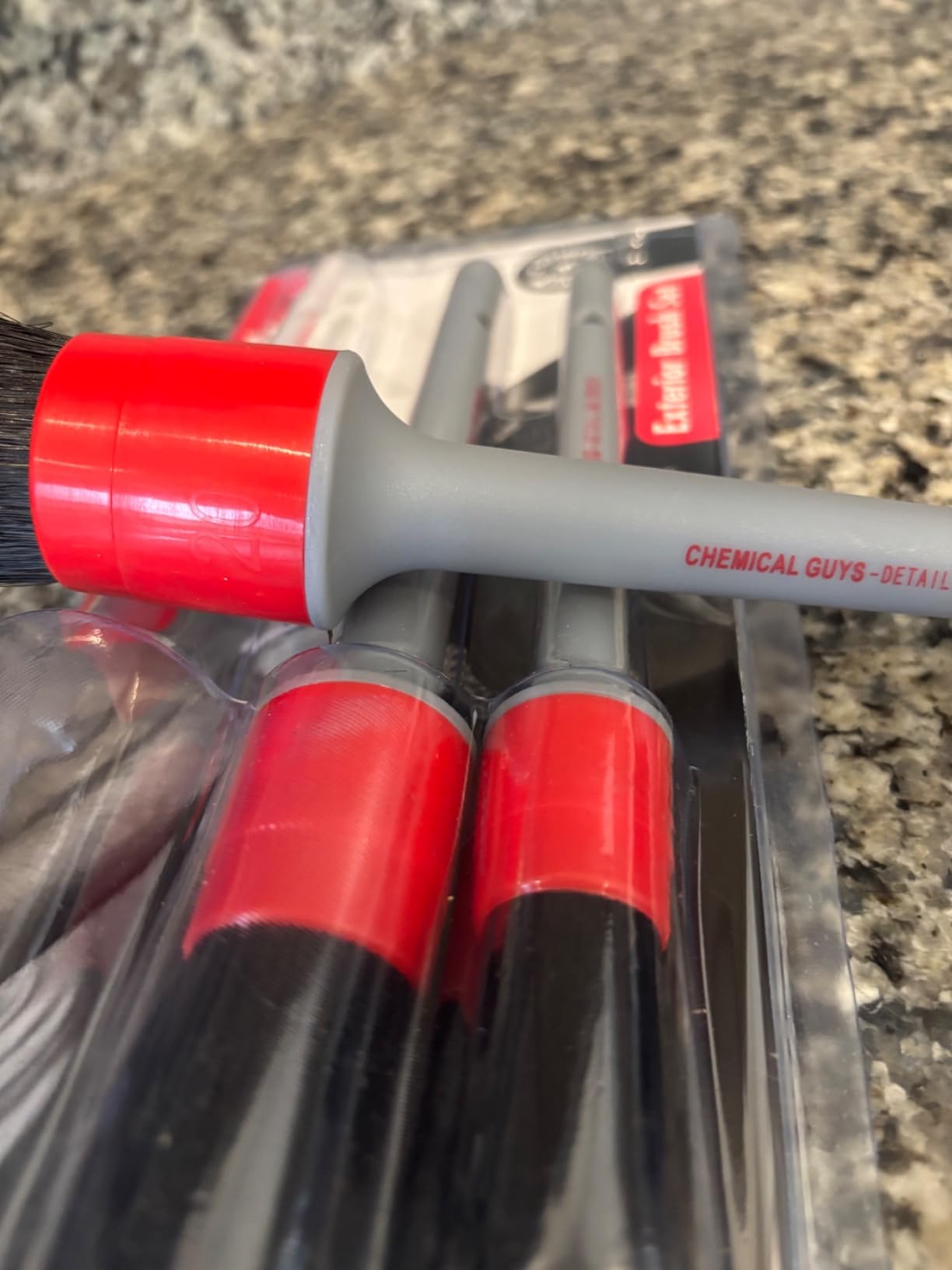Chemical Guys All in the Details Exterior Detailing Brushes - 3-Piece Soft Scratch-Free Brushes for Wheels, Bumpers, Grilles, Badging & Tight Exterior Gaps on Cars, Trucks, SUVs & More customer photo 1