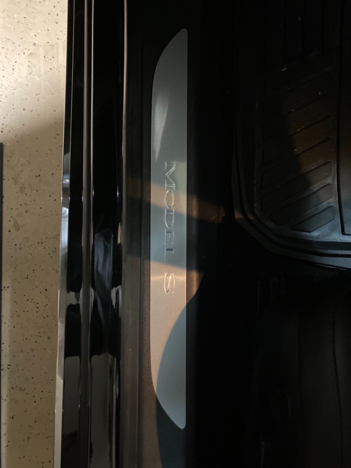 Tesla Model S Door Sill Protector - Clear (2 Pieces) customer photo 1