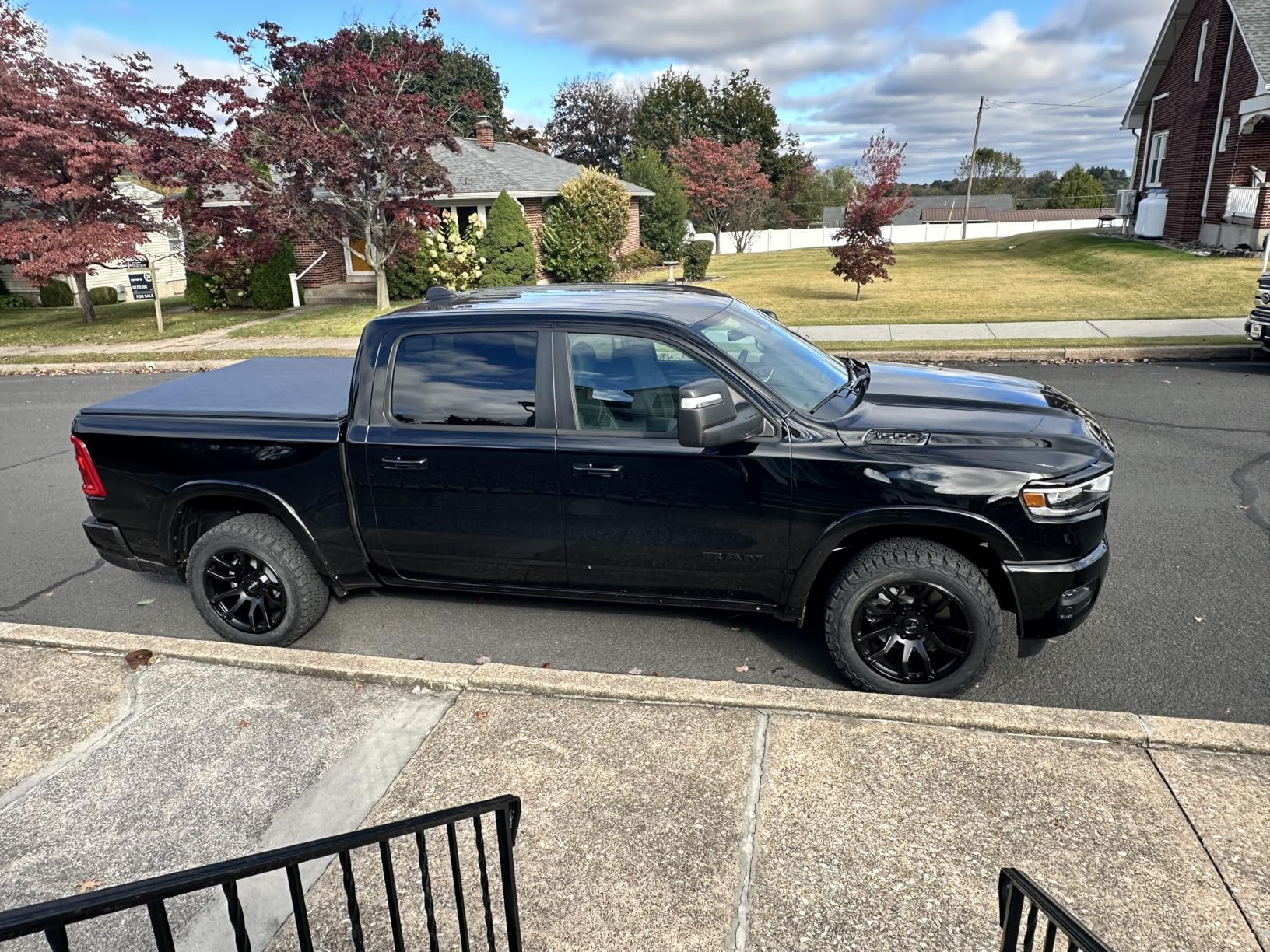 MaxMate Soft Roll-up Truck Bed Tonneau Cover Compatible with 2019-2026 Ram 1500 (Not Fit 19-24 Classic) | 5'7