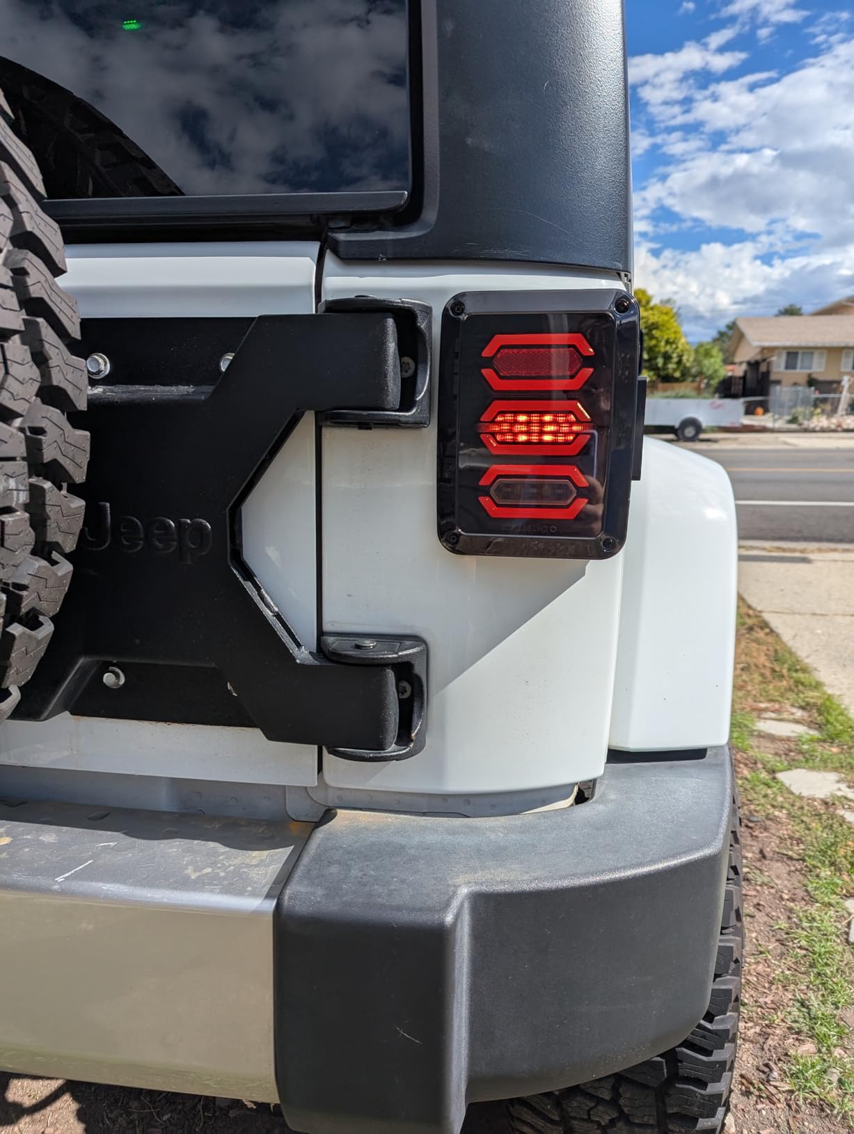 TRUE MODS LED Rear Brake Tail Light for Jeep Wrangler JK JKU 2007-2018 customer photo 1