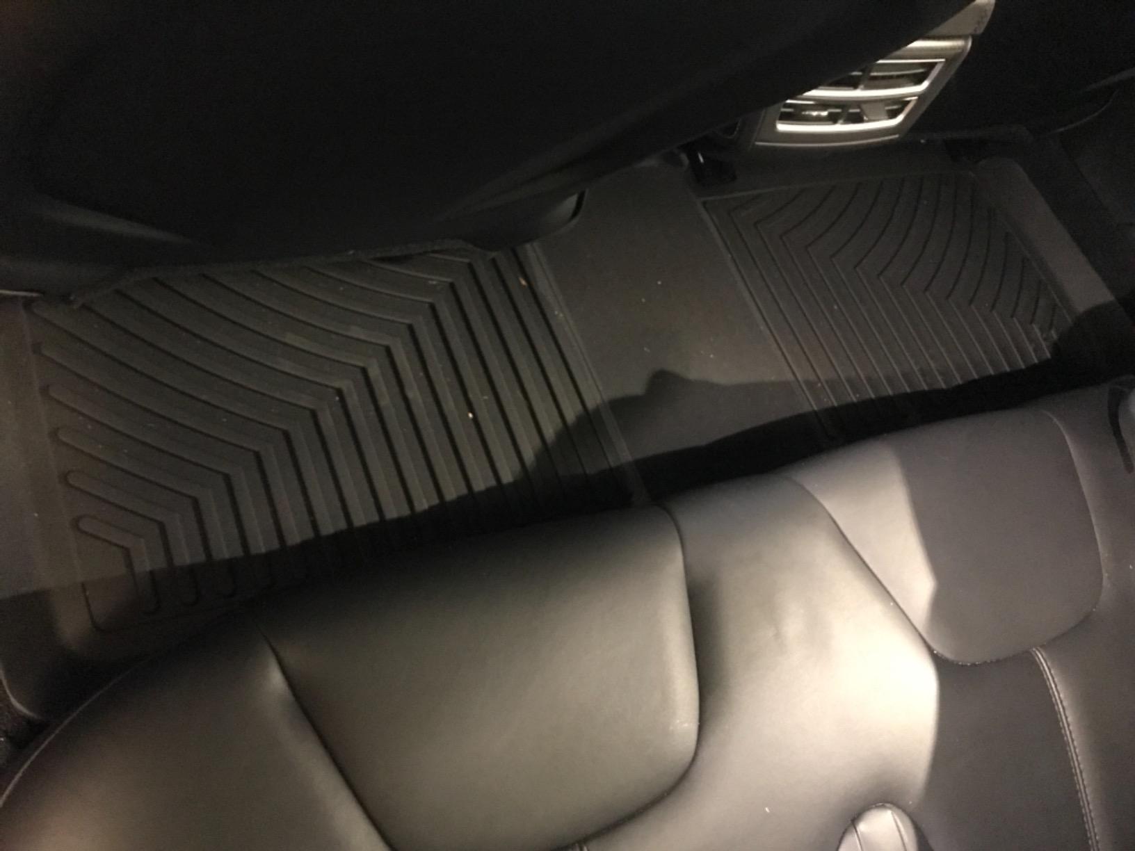OEDRO Floor Mats Fit for 2015-2020 Tesla Model S, Unique Black TPE All Weather Protection Car Mats Includes 1st and 2nd Row: Front, Rear, Full Set Liners customer photo 2