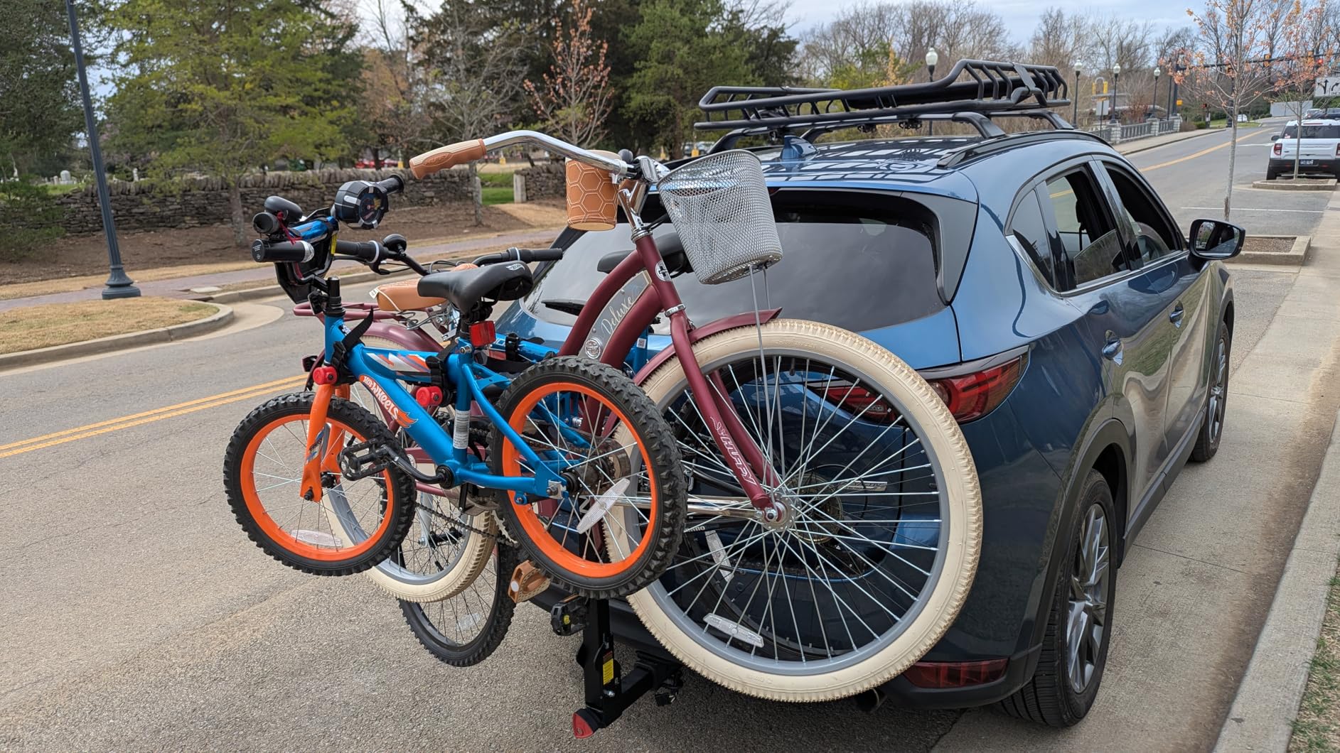 Allen Sports Deluxe+ Locking Quick Release 4-Bike Carrier for 2 in. Hitch, Model 840QR, Black customer photo 1