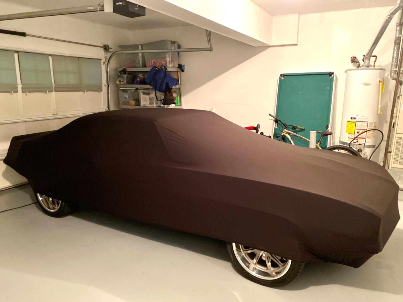 Eastwood Medium Super Stretch Indoor Car Cover - Waterproof All Weather Protection for Underground Garage and Car Show customer photo 2