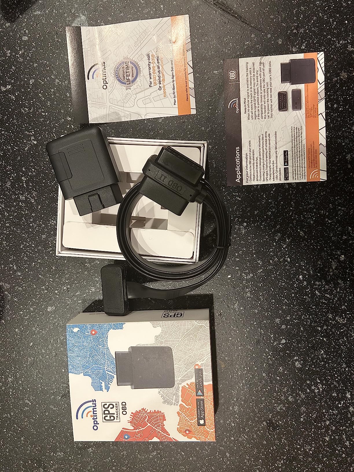 Optimus Plug-in GPS Tracker for Cars - Easy Installation - Harsh Driving Alerts - Reporting History and More - Extension Cable Included customer photo 2