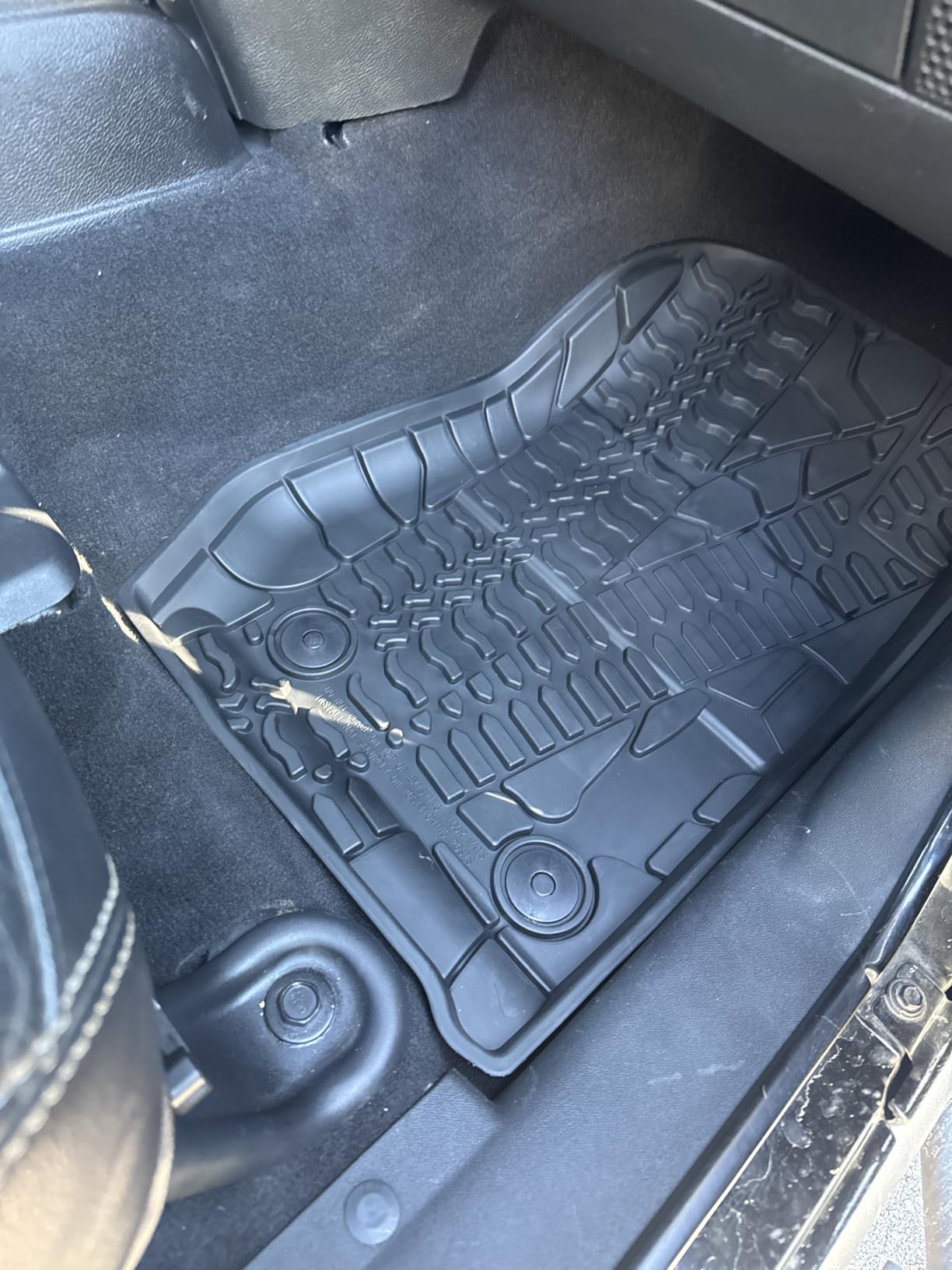 KIWI MASTER Floor Mats for 2012-2020 Tesla Model S, Custom Fit All Weather Car Mats, Heavy Duty TPE Floor Liners, Front & Rear 2 Row, Black customer photo 2