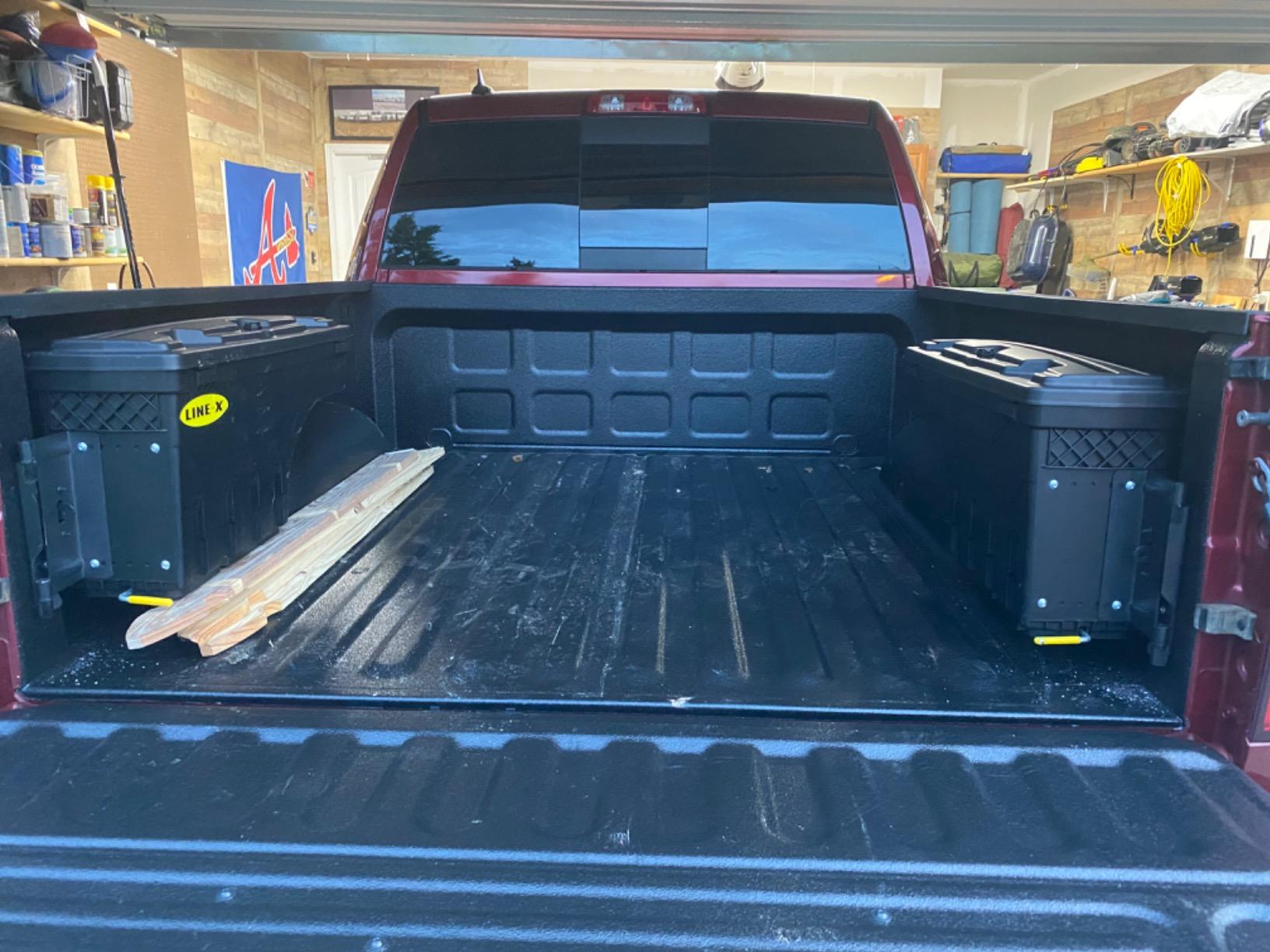 YHTAUTO Truck Bed Storage Tool Box Lockable Fits 2002-2018, 2020-2021 Dodge Ram 1500 2500 3500, 2019-2021 Ram 1500 Classic, Passenger Side, Not Fit Ram Box, Swing Waterproof Wheel Well Toolbox customer photo 1