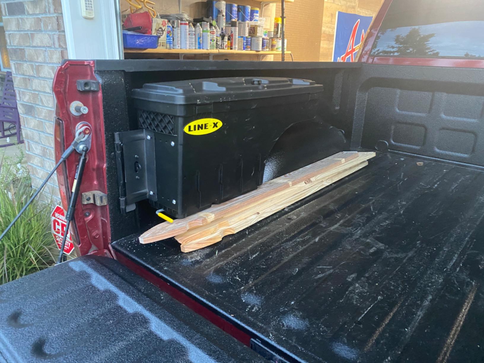 YHTAUTO Truck Bed Storage Tool Box Lockable Fits 2002-2018, 2020-2021 Dodge Ram 1500 2500 3500, 2019-2021 Ram 1500 Classic, Passenger Side, Not Fit Ram Box, Swing Waterproof Wheel Well Toolbox customer photo 2