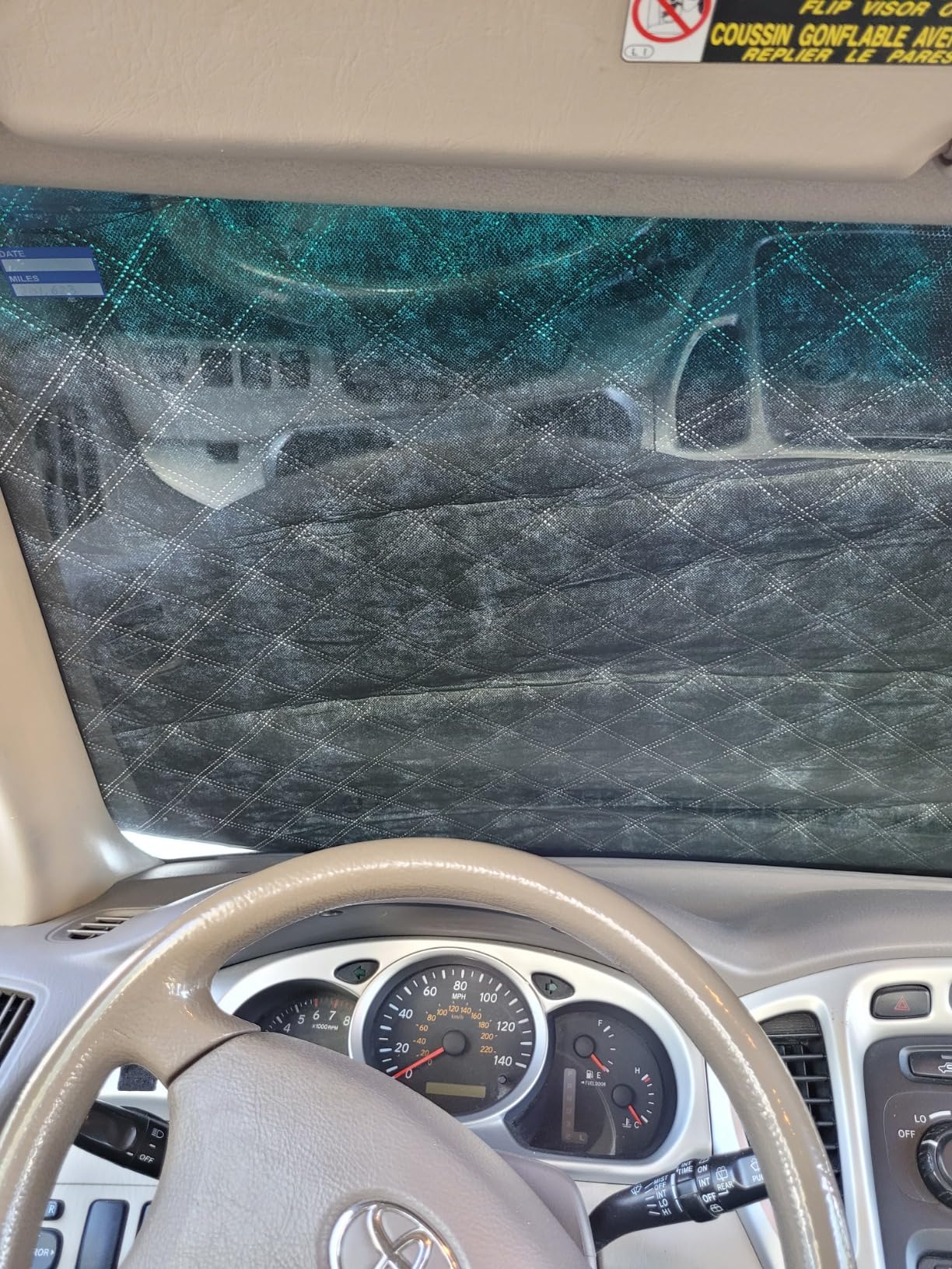 Car Windshield Cover Sun Shade,All Weather Windshield Sunshade Cover Fits Most Cars SUV customer photo 2