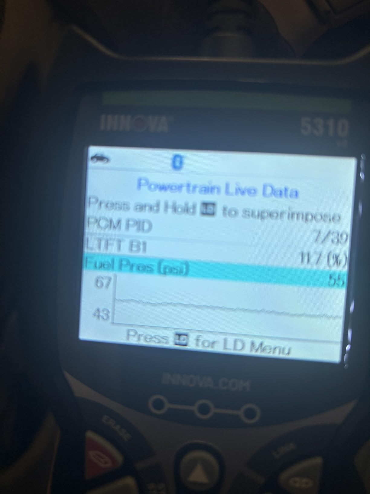 Innova 5310 OBD2 Scanner - ABS & SRS Code Reader, Check Engine Light Diagnostic Tool with Battery Test, Oil Reset, Live Data - Works with Most OBDII Vehicles 1996 & Newer customer photo 1